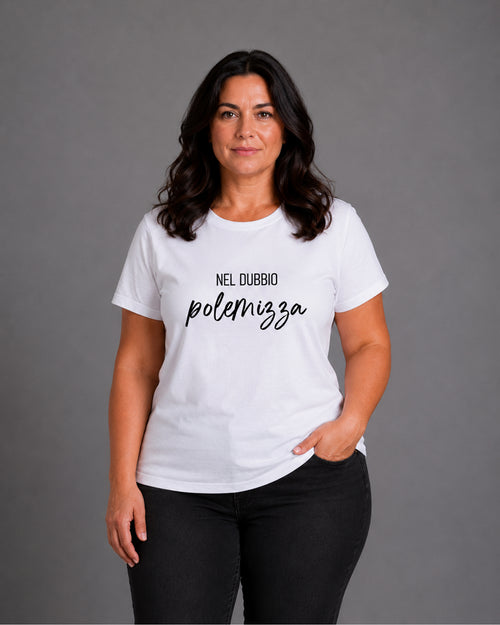 Load image 1 in gallery view. Curvy Polemizza T-shirt