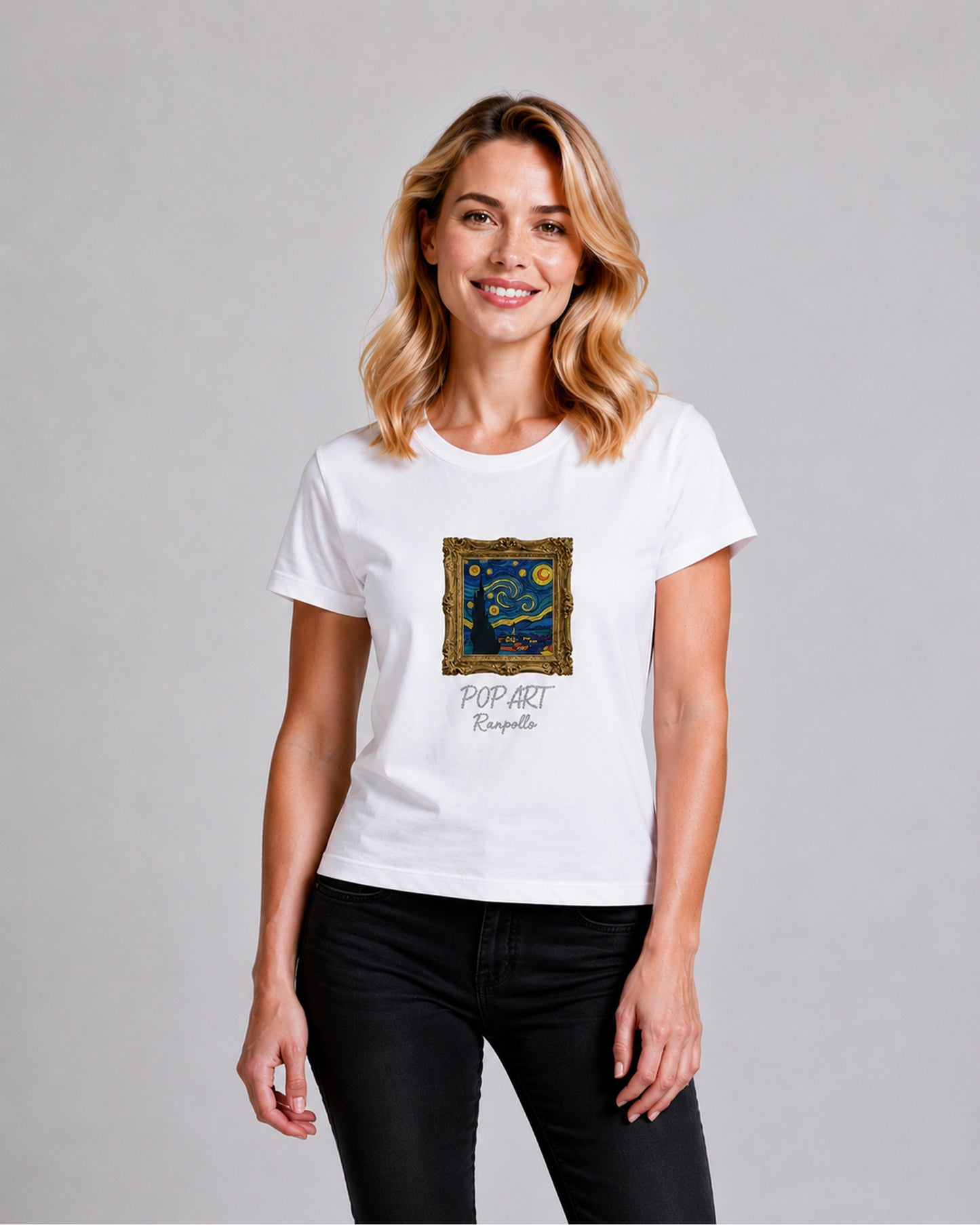 T-shirt Regular Strass Popnotte