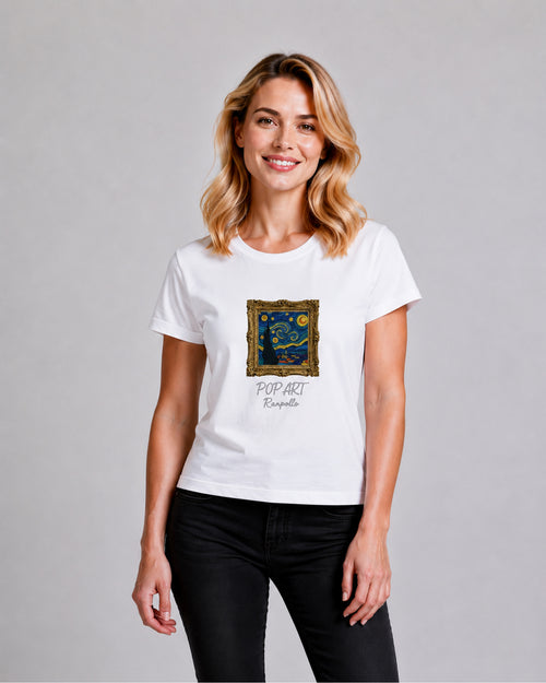 Carica immagine 1 in visualizzazione galleria. T-shirt Regular Strass Popnotte