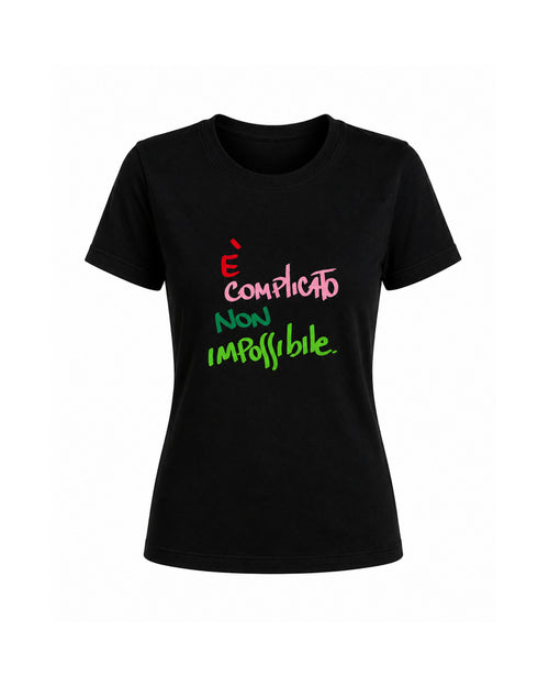 Load image 1 in gallery view. Regular T-shirt Nonimpossibile