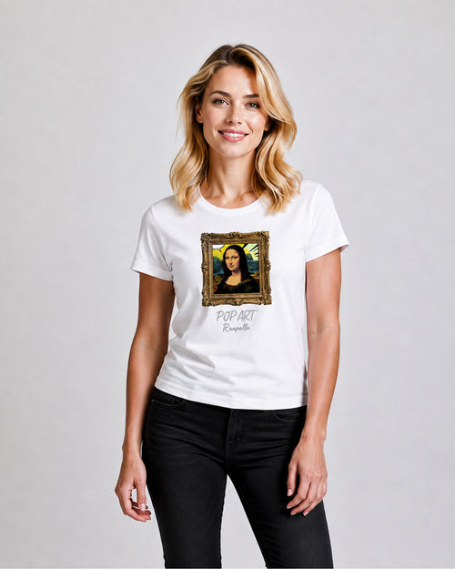 Carica immagine 1 in visualizzazione galleria. T-shirt Regular Strass Popgioco