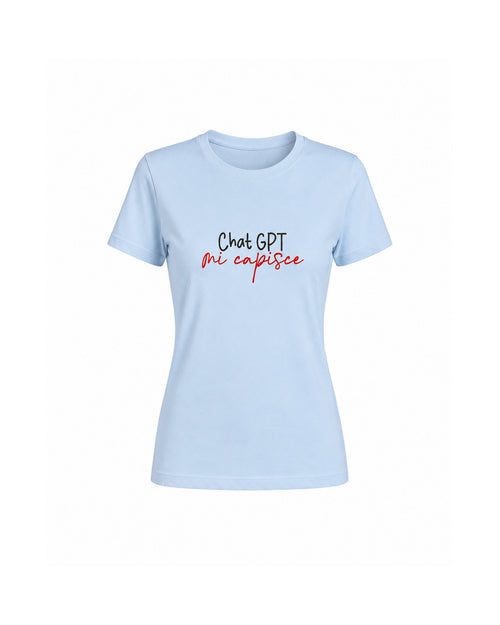 Load image 1 in gallery view. Curvy Chat T-shirt