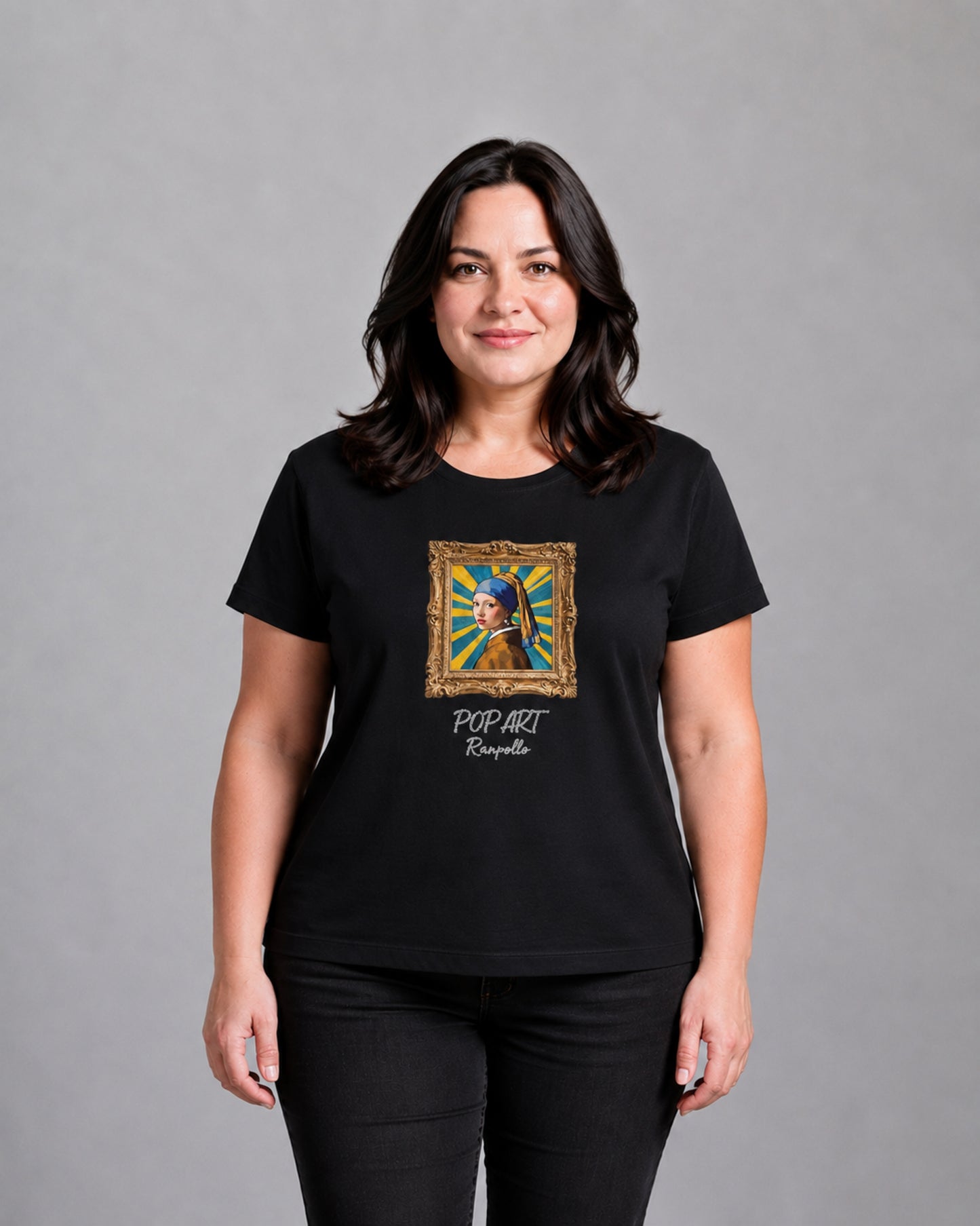T-shirt Curvy Strass Popperla