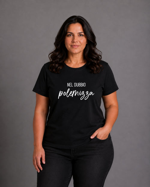 Load image 1 in gallery view. Curvy Polemizza T-shirt