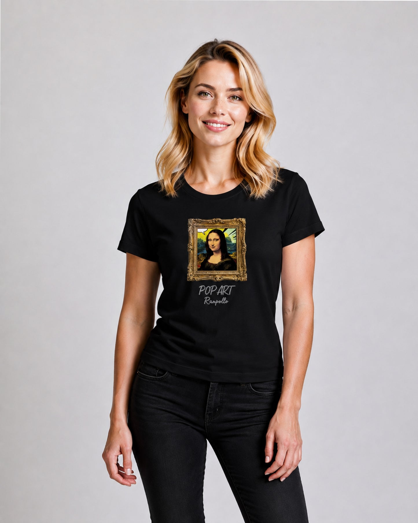 T-shirt Regular Strass Popgioco