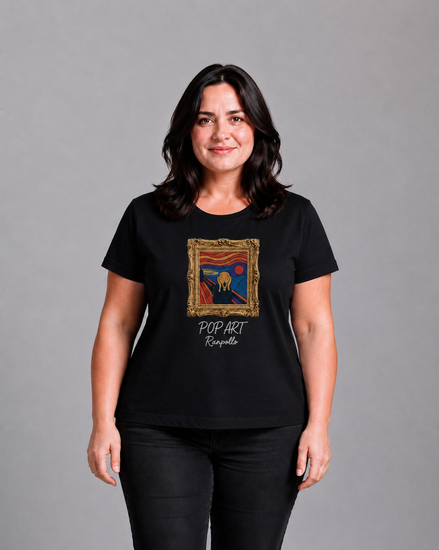 T-shirt Curvy Strass Popurlo