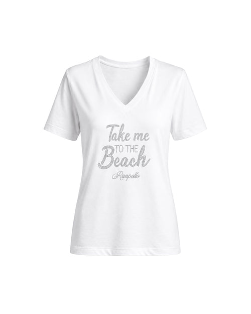 Carica immagine 1 in visualizzazione galleria. T-shirt Curvy Strass Takebeach