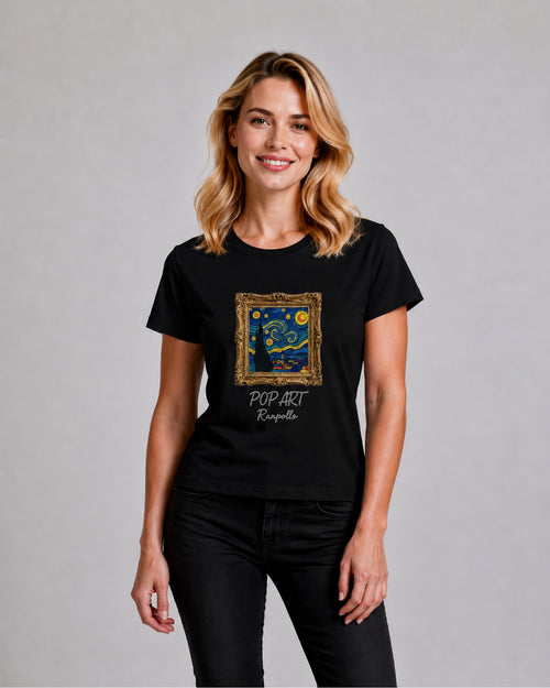 Carica immagine 1 in visualizzazione galleria. T-shirt Regular Strass Popnotte
