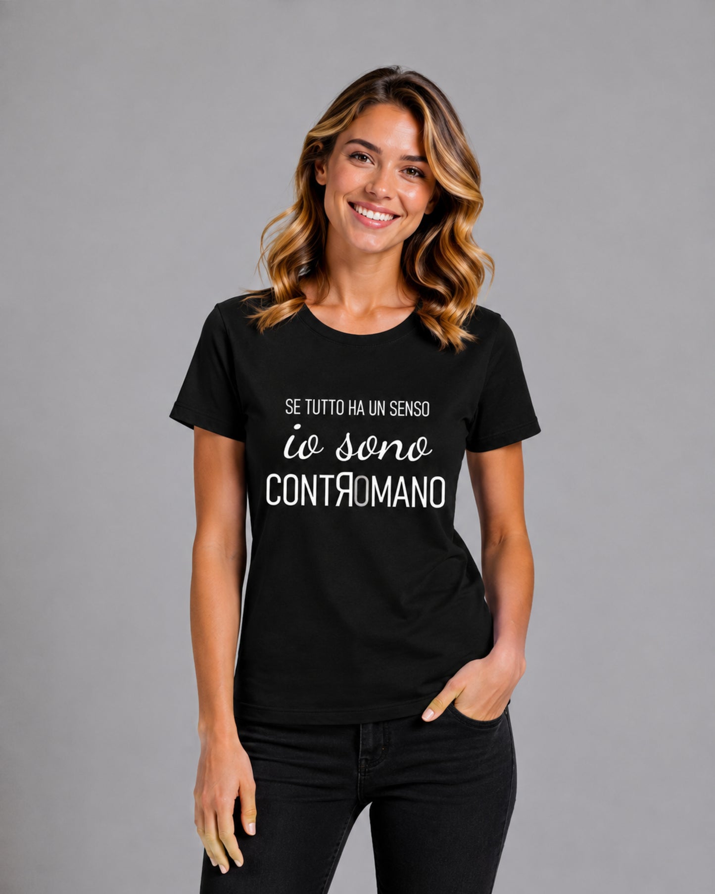 T-shirt Regular Contromano