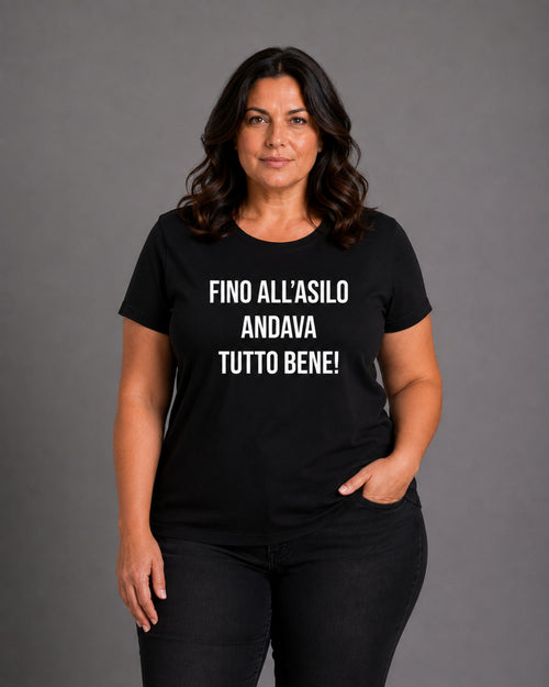 Load image 1 in gallery view. Curvy Nursery T-shirt