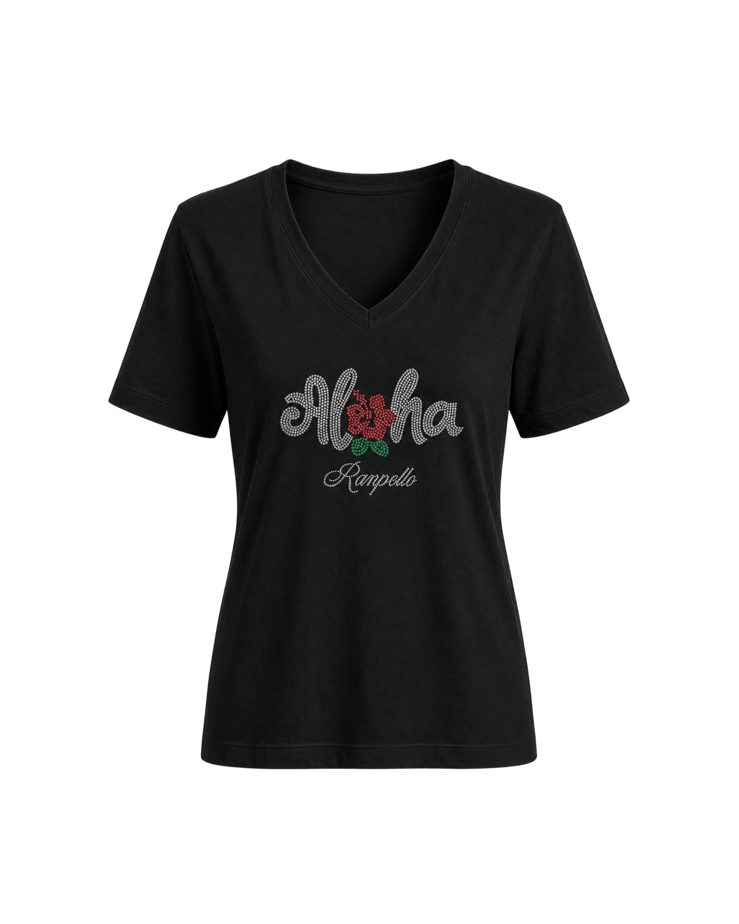 T-shirt Regular Strass Aloha