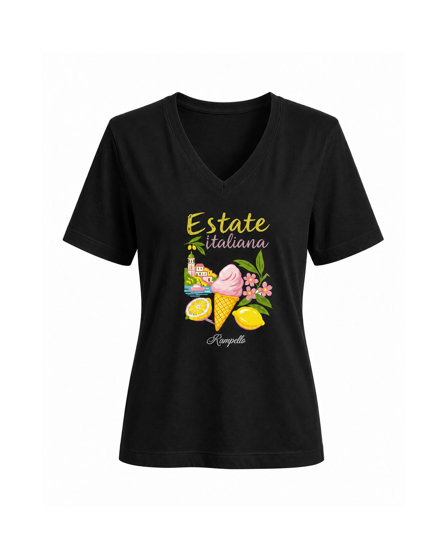 T-shirt Regular Strass Estateitaliana