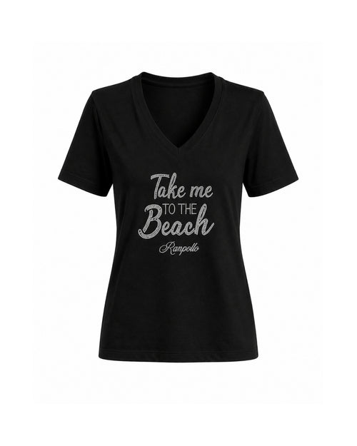 Carica immagine 1 in visualizzazione galleria. T-shirt Curvy Strass Takebeach