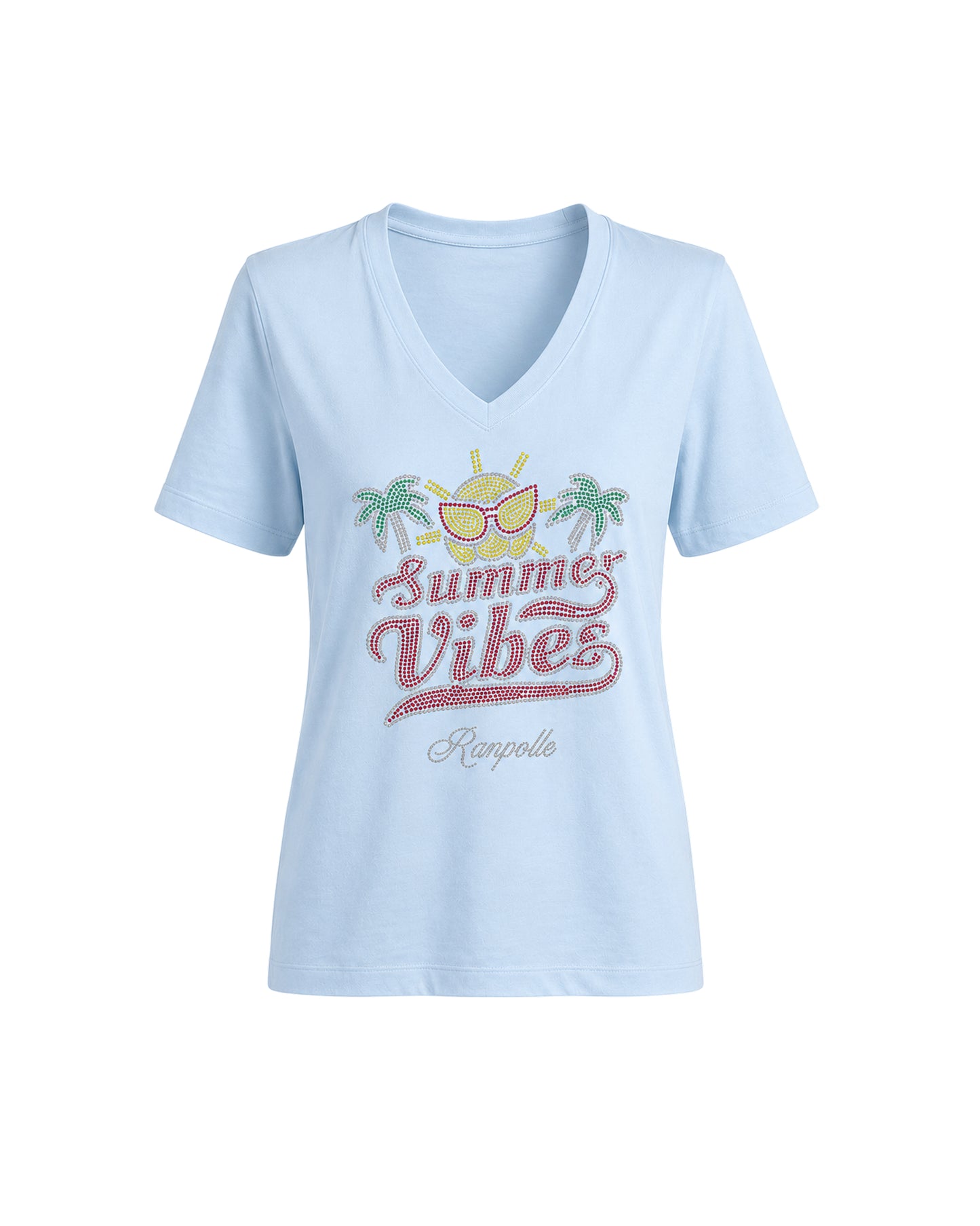 T-shirt Curvy Strass Summervibes