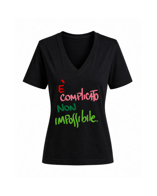 Load image 1 in gallery view. Curvy Nonimpossibile T-shirt