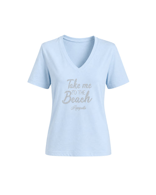 Carica immagine 1 in visualizzazione galleria. T-shirt Curvy Strass Takebeach