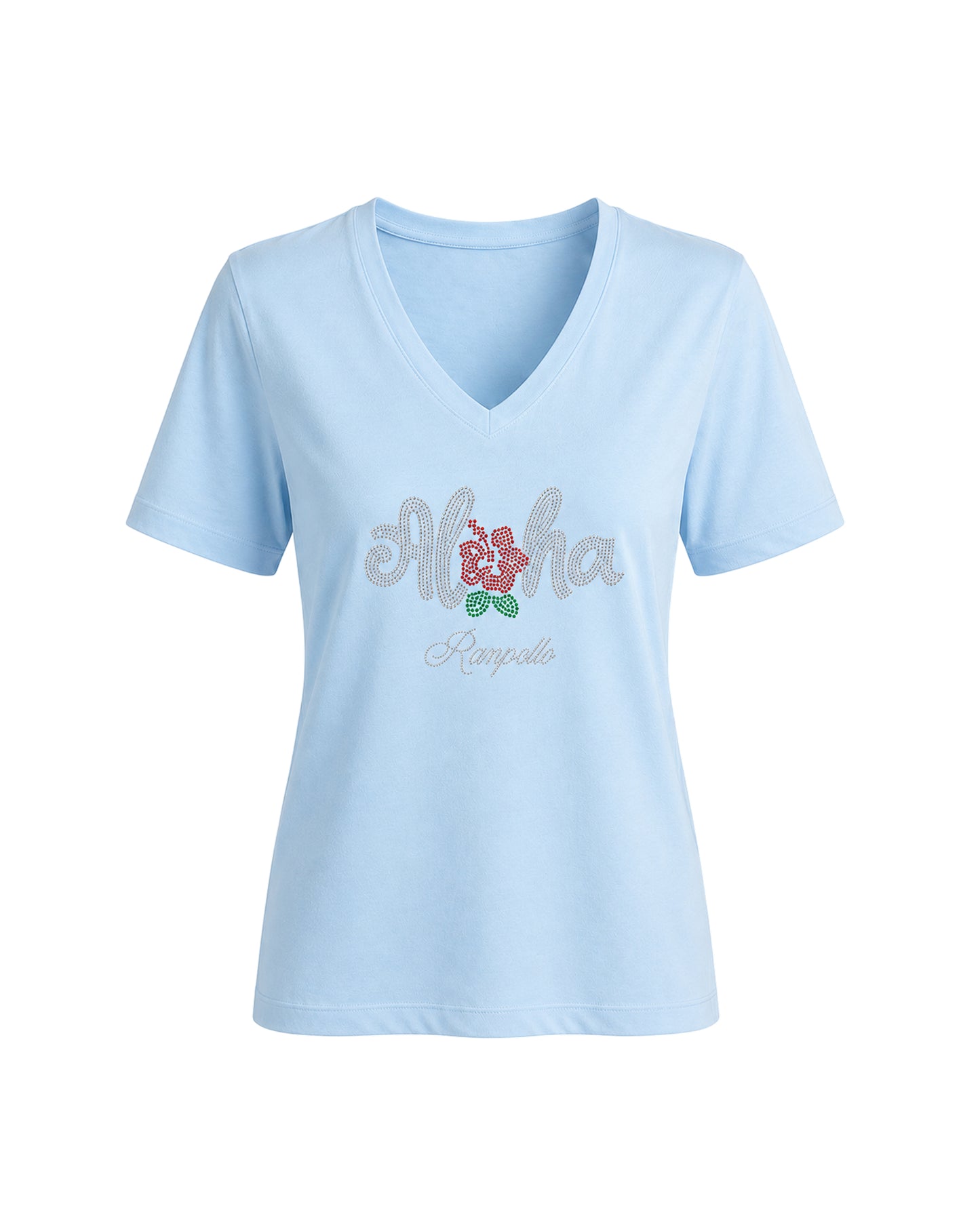 T-shirt Regular Strass Aloha