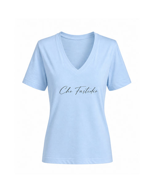 Load image 1 in gallery view. Chefastidio Curvy T-shirt