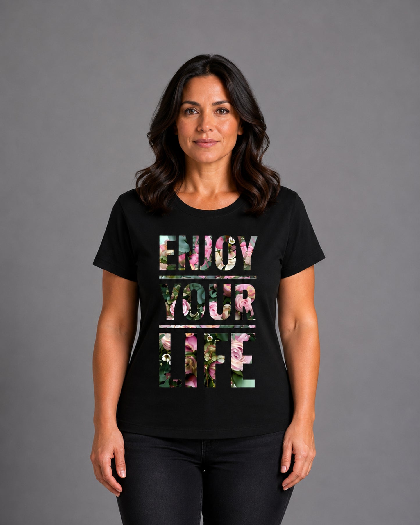 Curvy Enjoy T-shirt