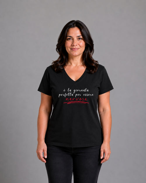 Load image 1 in gallery view. Curvy NERVOSA T-Shirt