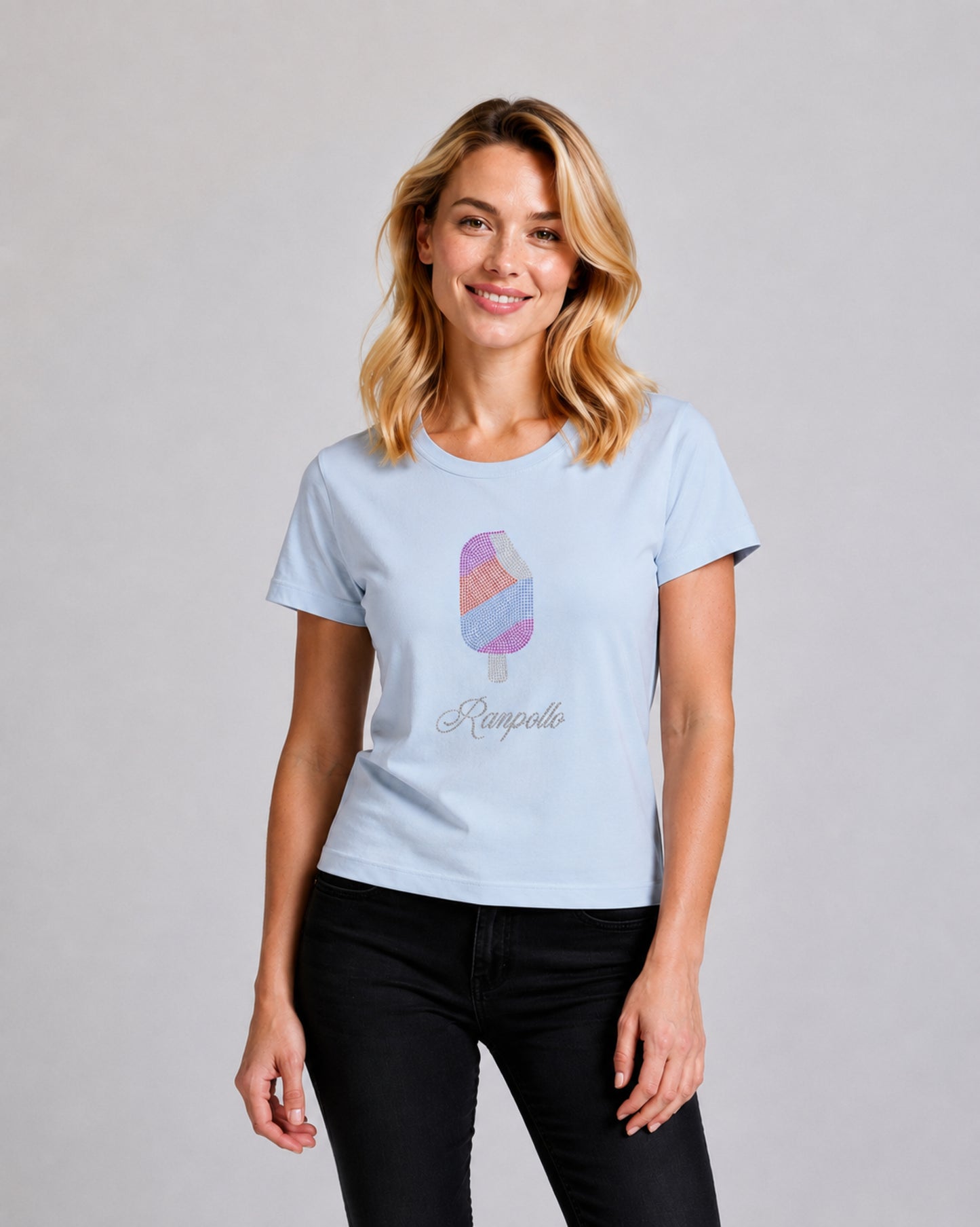 T-shirt Regular Strass Icecream