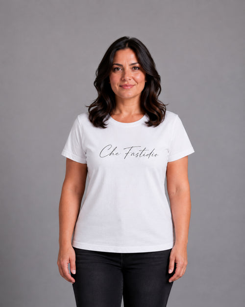 Load image 1 in gallery view. Chefastidio Curvy T-shirt