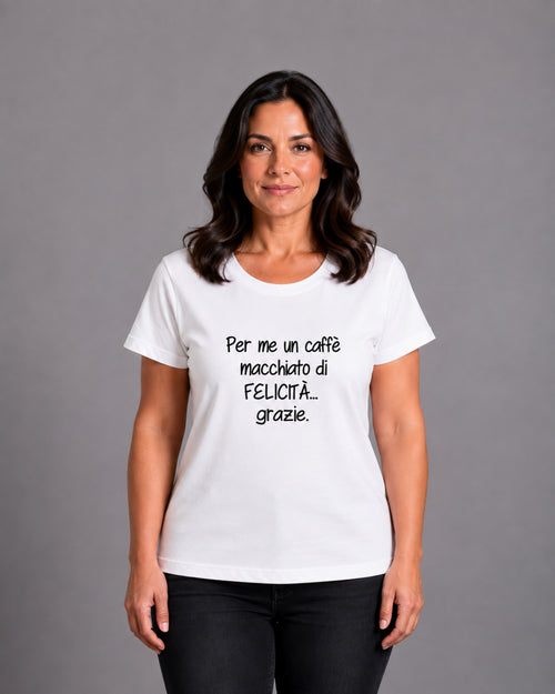 Load image 1 in gallery view. Happiness-stained Curvy T-shirt