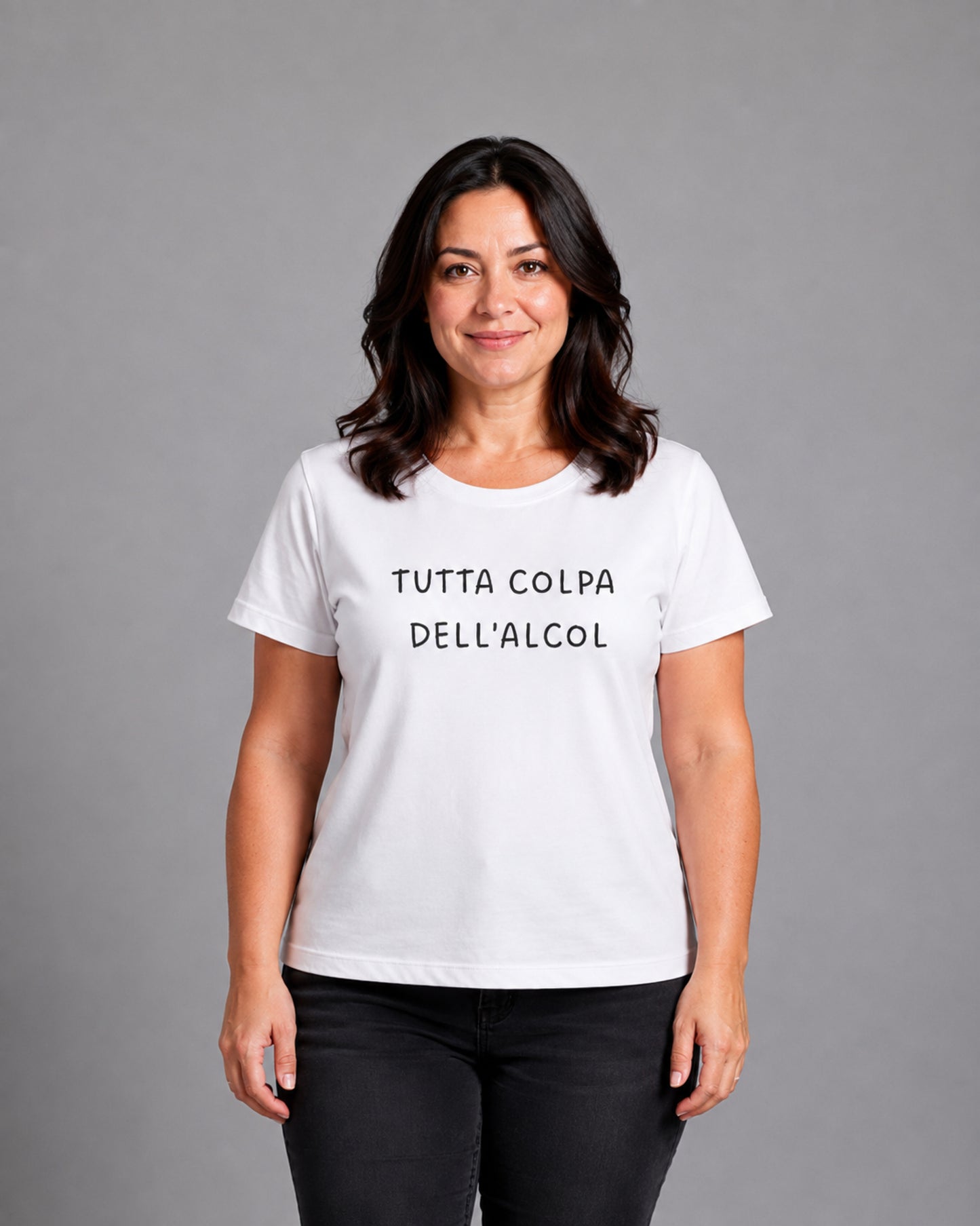Curvy Alcohol T-shirt