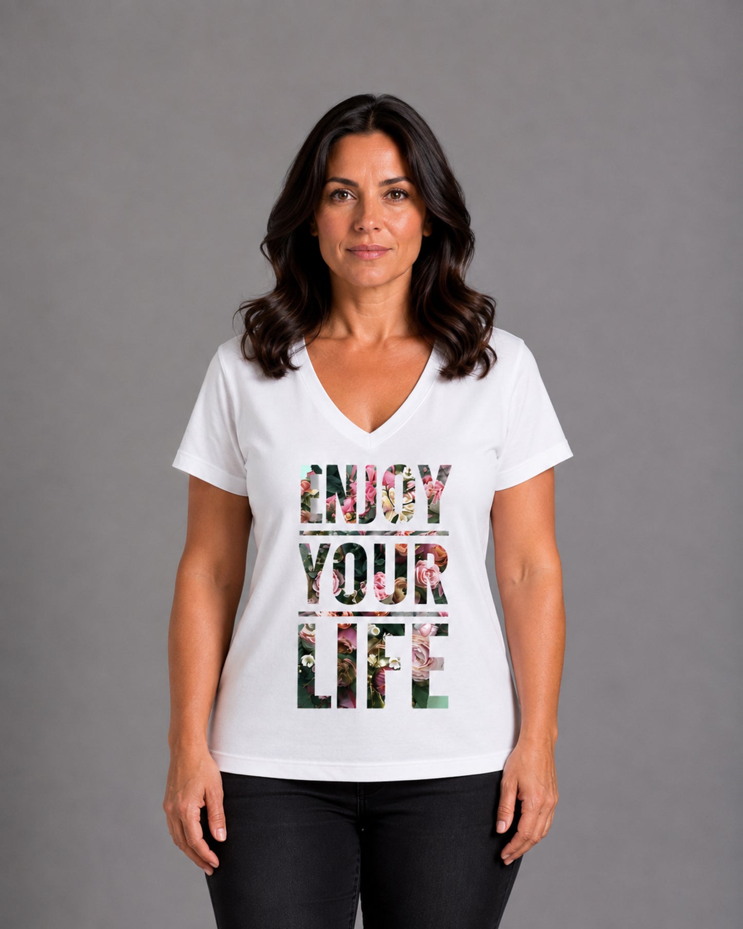 Curvy Enjoy T-shirt