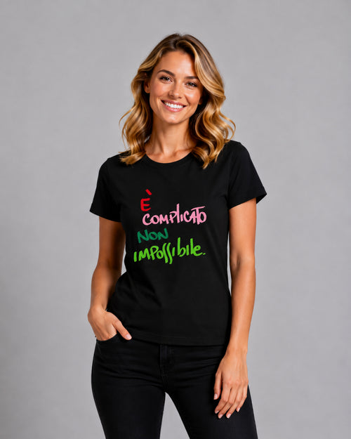 Load image 1 in gallery view. Regular T-shirt Nonimpossibile