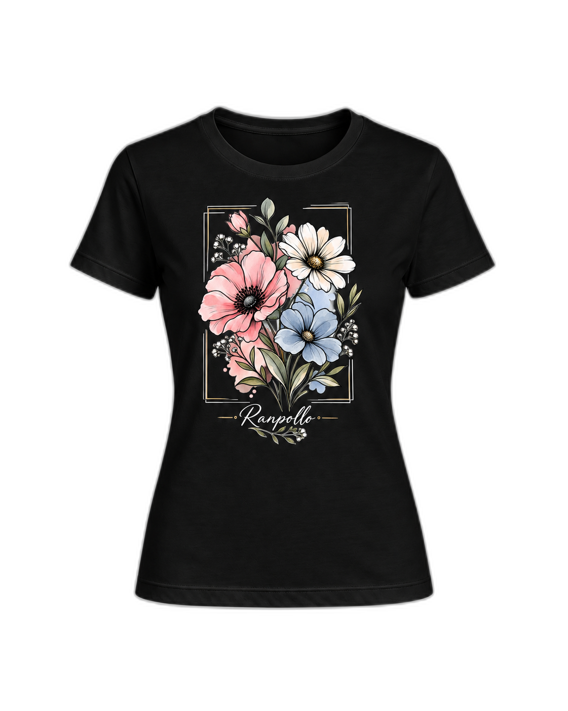 T-shirt Curvy Basicflower