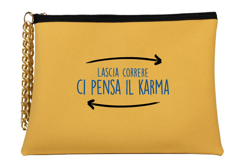 Load image 1 in gallery view. Karma Clutch Bag