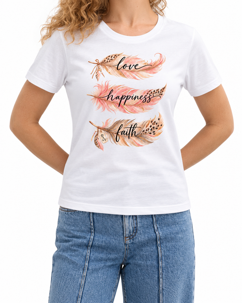 Carica immagine 1 in visualizzazione galleria. T-shirt Regular Feathers