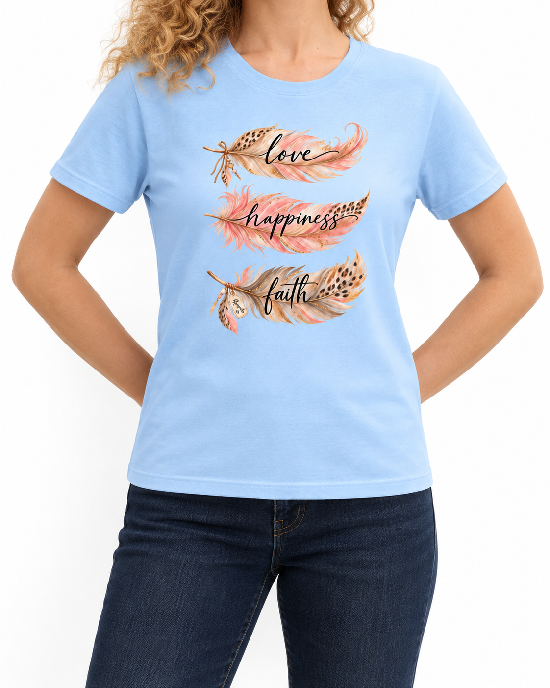 T-shirt Regular Feathers