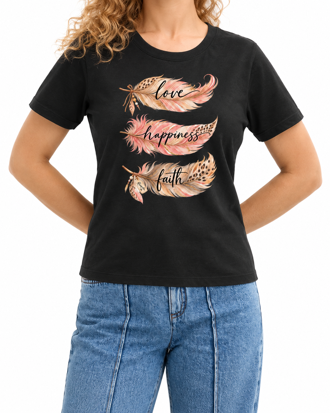 T-shirt Regular Feathers