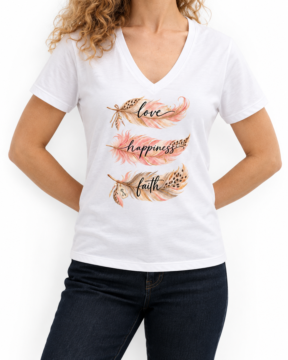 T-shirt Regular Feathers