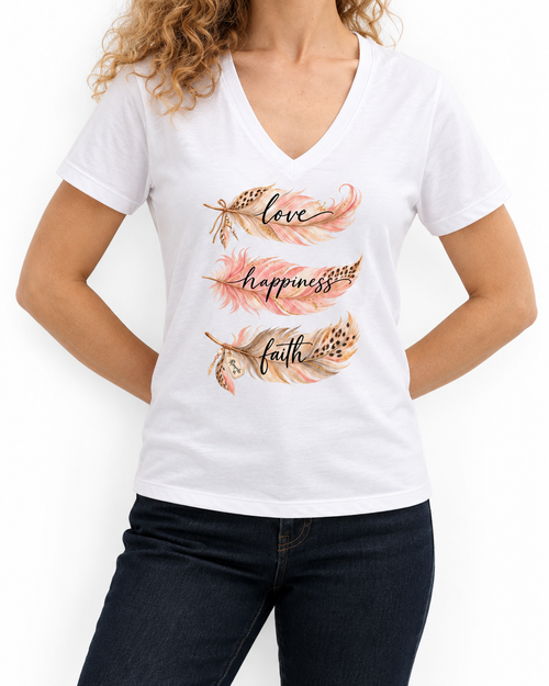 Carica immagine 1 in visualizzazione galleria. T-shirt Regular Feathers