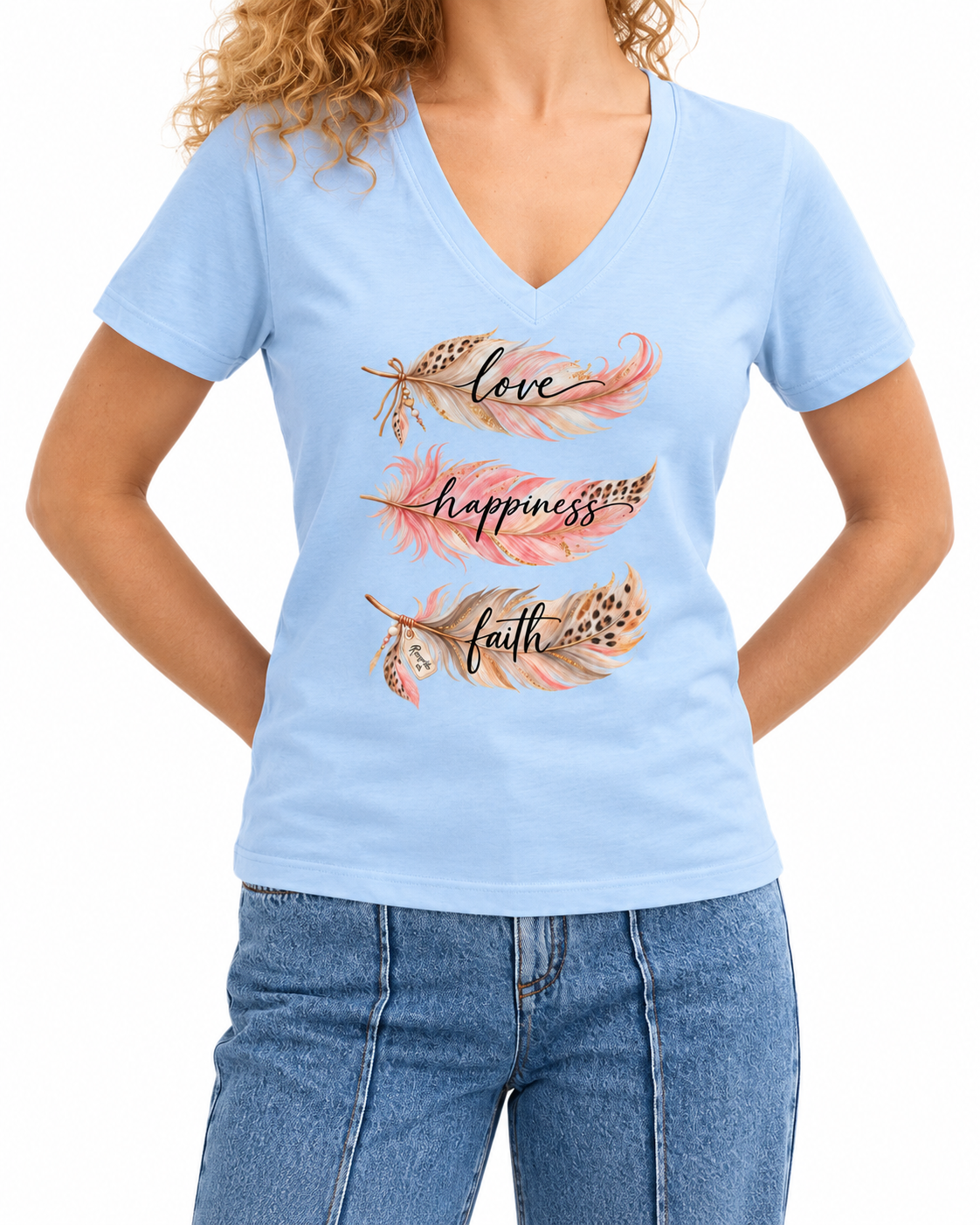T-shirt Regular Feathers