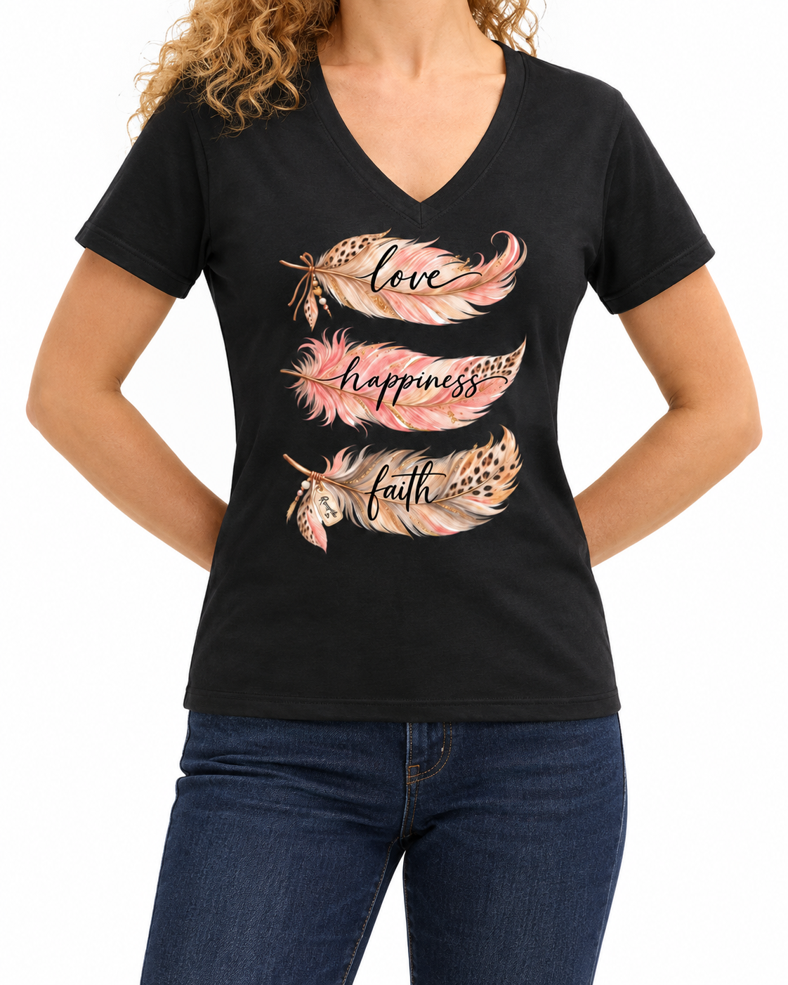 T-shirt Regular Feathers