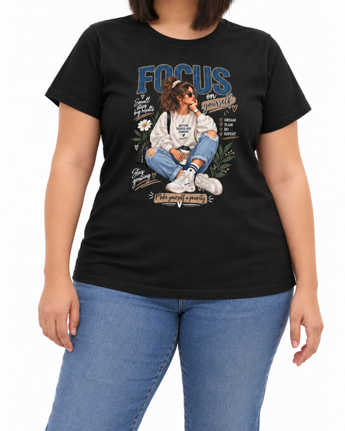 Carica immagine 1 in visualizzazione galleria. T-shirt Curvy Focus