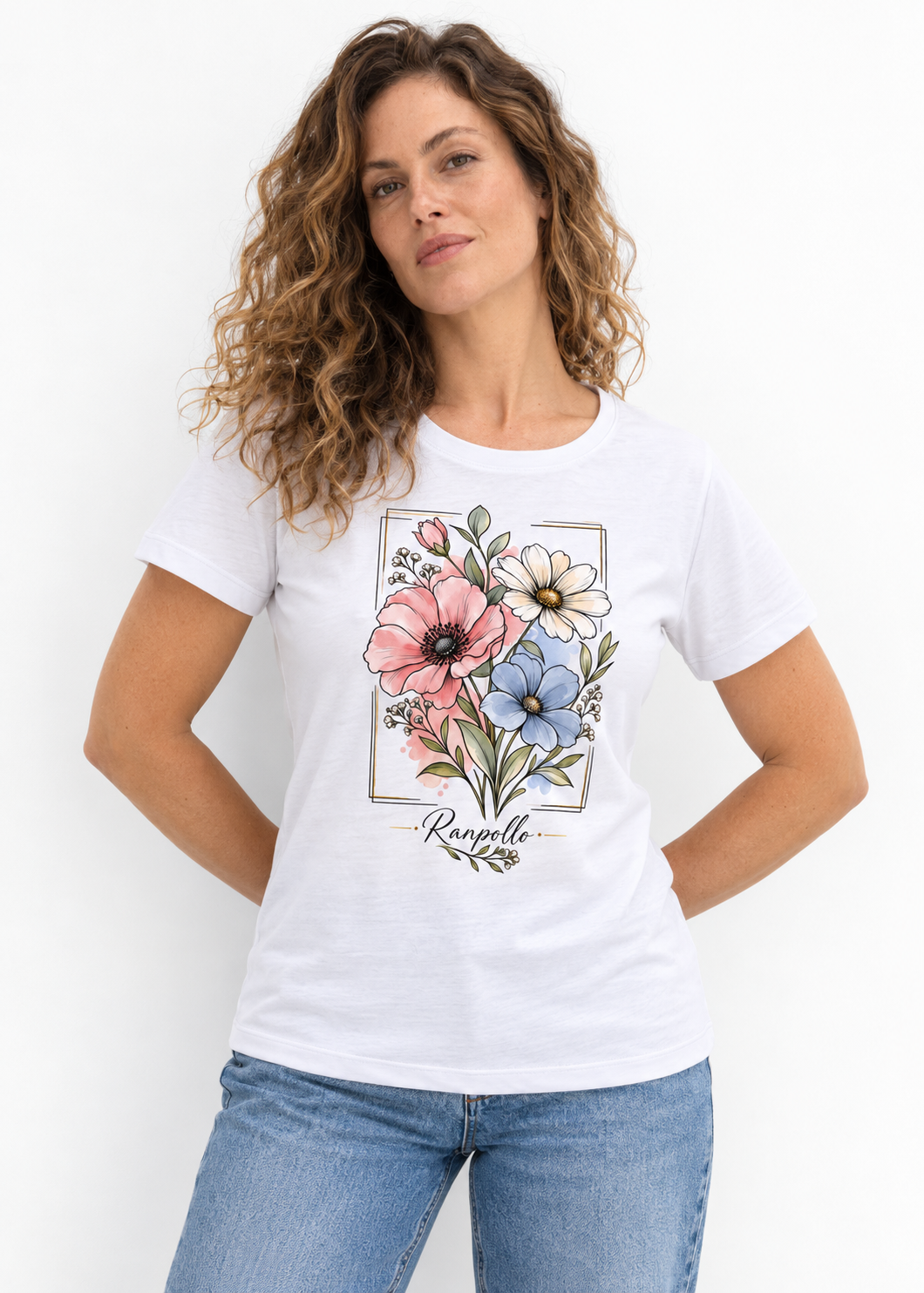 T-shirt Regular Basicflower
