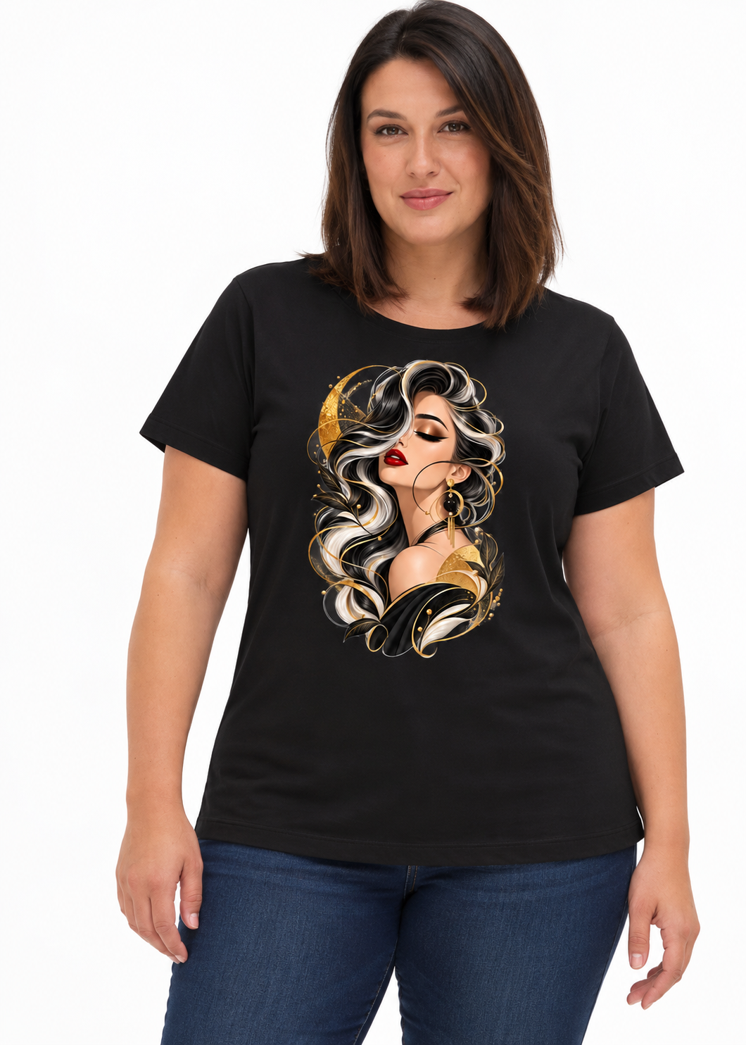 T-shirt Curvy Blackmoon