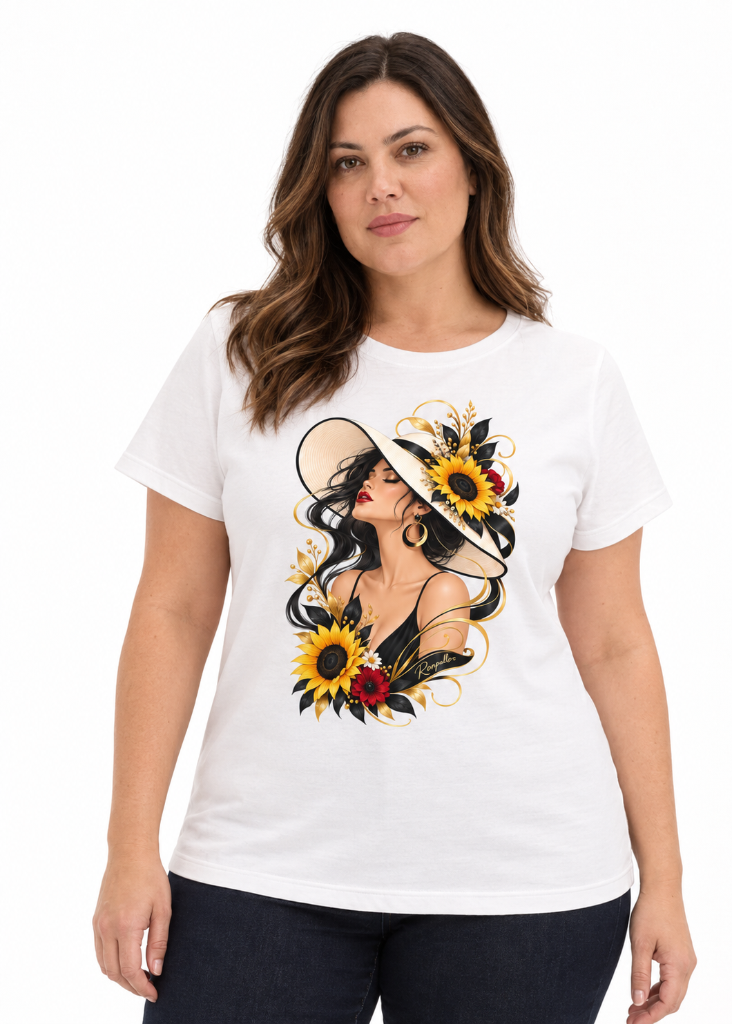 T-shirt Curvy Blacksun