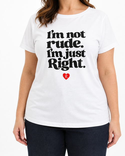 Carica immagine 1 in visualizzazione galleria. T-shirt Curvy Justright