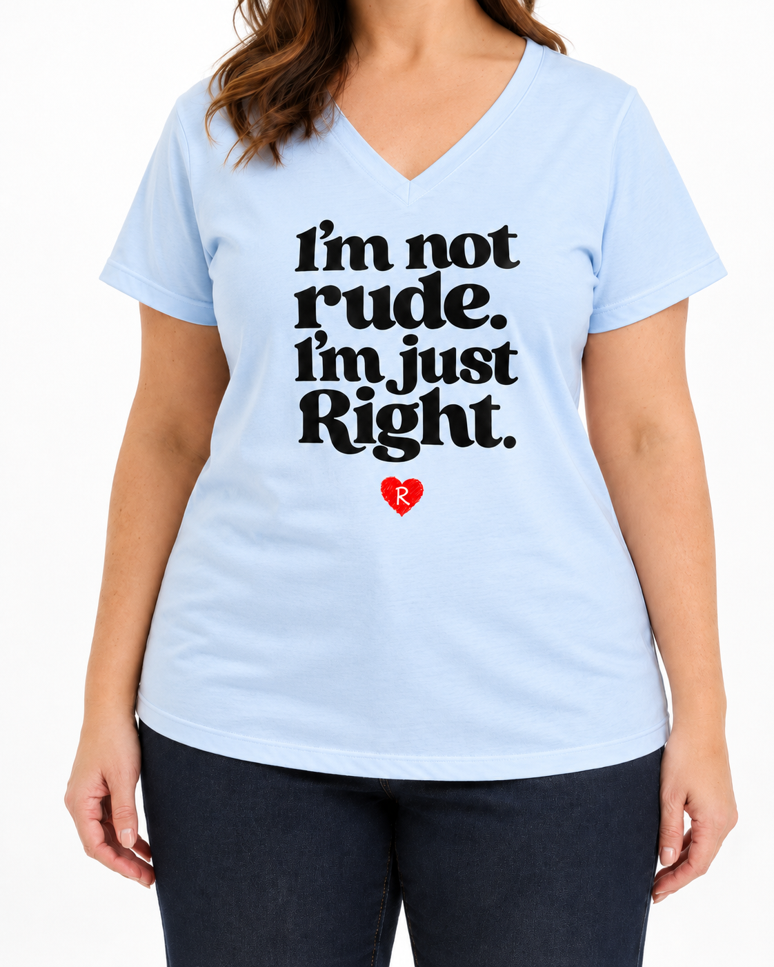 T-shirt Curvy Justright