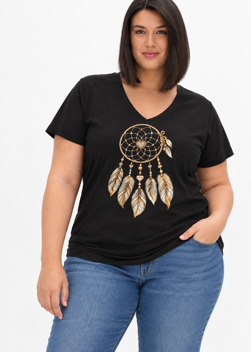 Carica immagine 1 in visualizzazione galleria. T-shirt Curvy Dreamscatcher