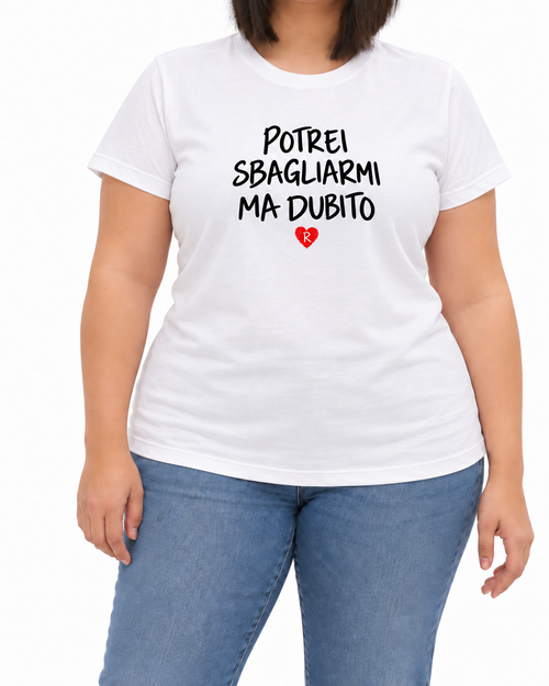 Carica immagine 1 in visualizzazione galleria. T-shirt Curvy Dubito