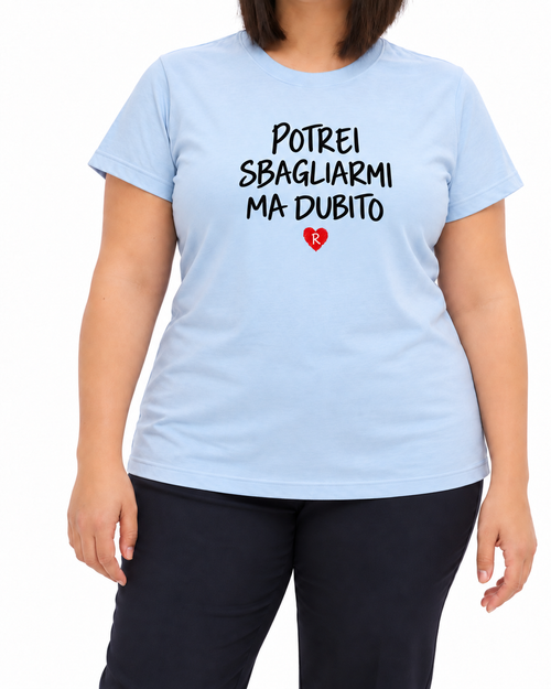 Carica immagine 1 in visualizzazione galleria. T-shirt Curvy Dubito