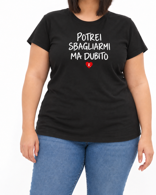 Carica immagine 1 in visualizzazione galleria. T-shirt Curvy Dubito