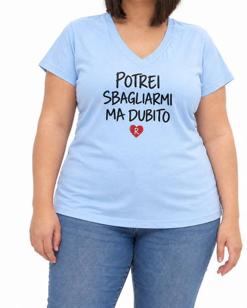 Carica immagine 1 in visualizzazione galleria. T-shirt Curvy Dubito